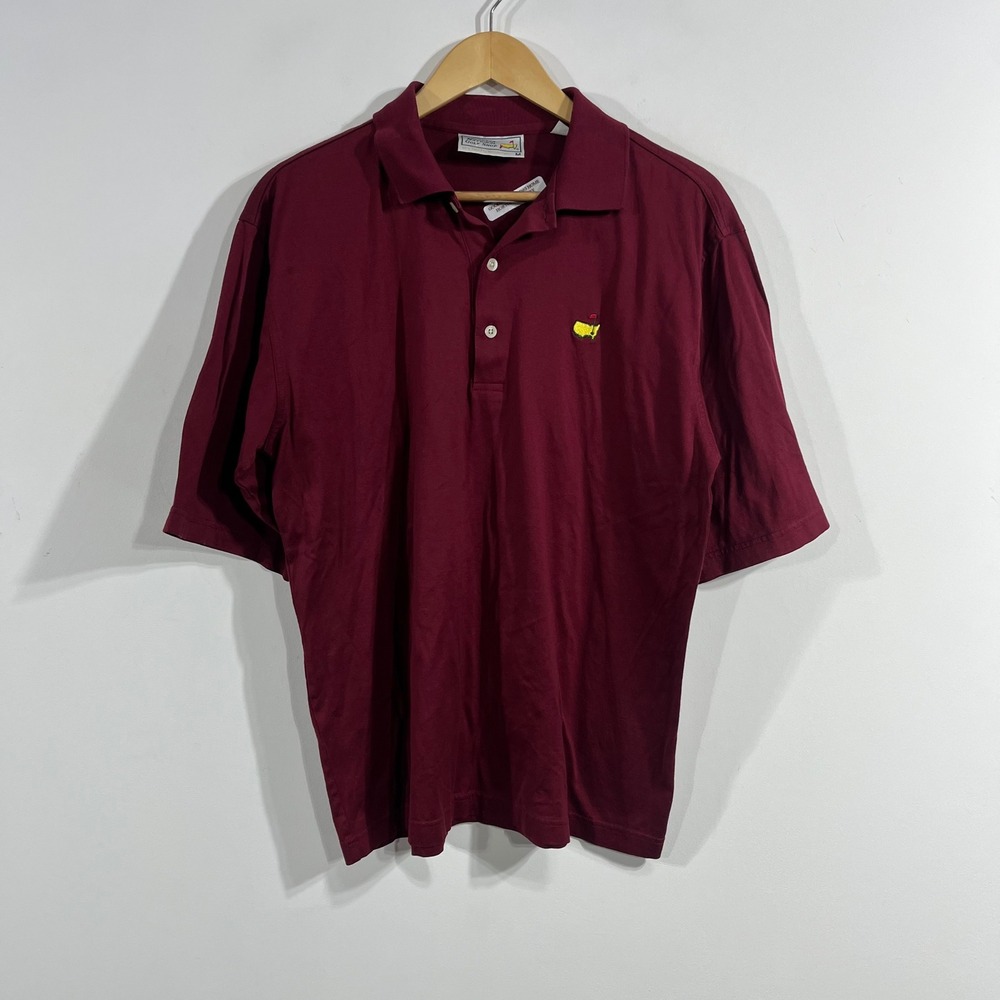 Augusta National Golf Shop Masters Polo Shirt Cotton Men Medium Old Money Preppy
